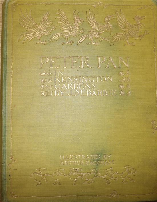 Barrie, James Matthew, Sir - Peter Pan in Kensington Gardens, illustrated by Arthur Rackham,